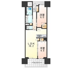 サンメゾンなかもず駅前の物件間取画像